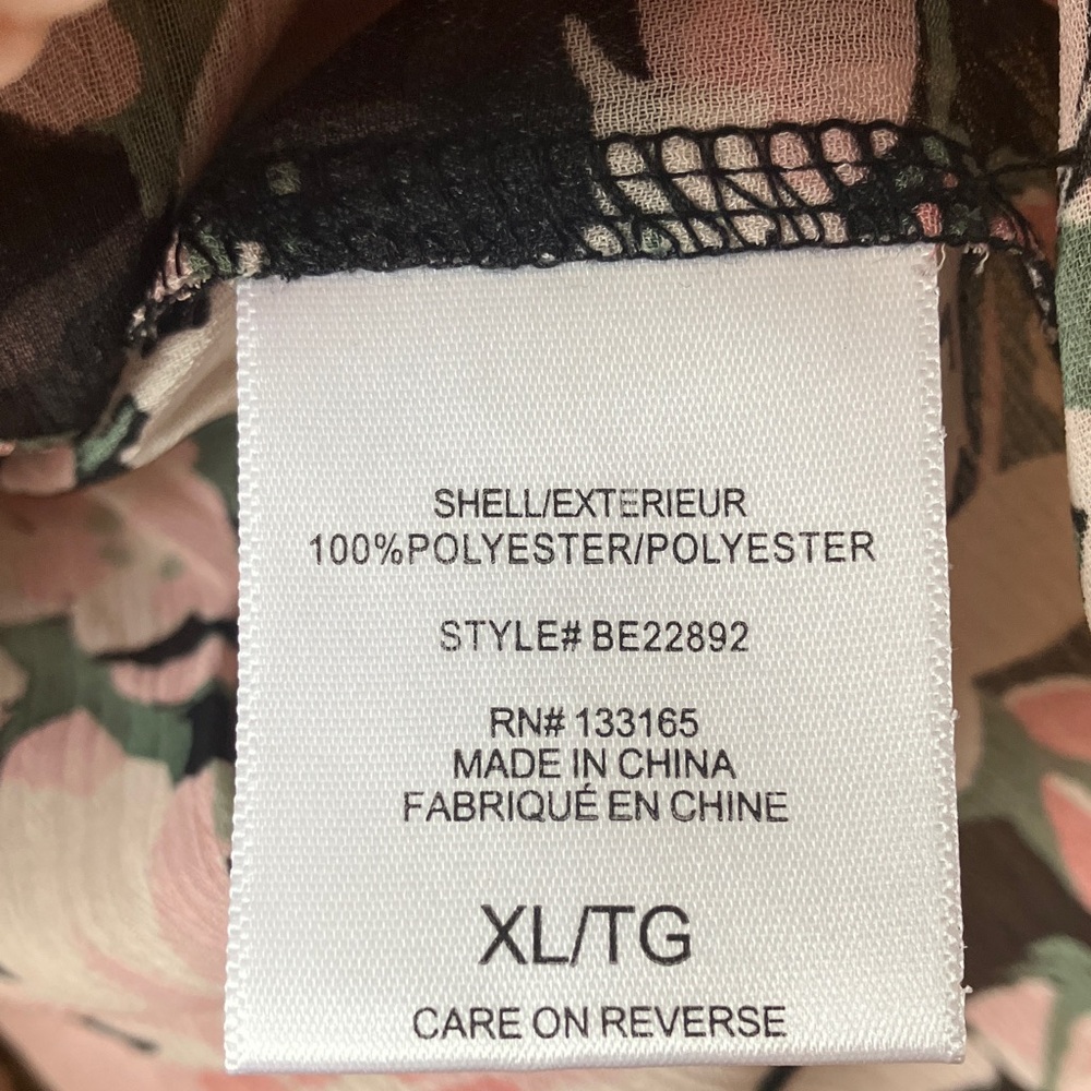 Everleigh Pink and Black Floral Blouse - Picture 3 of 8